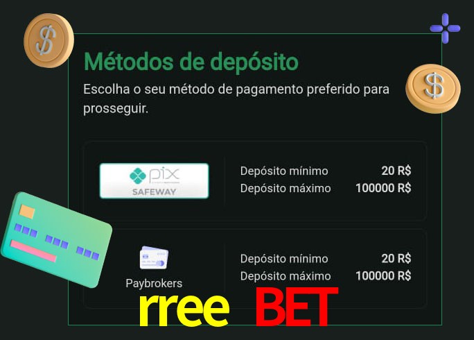 O cassino rree bet oferece uma grande variedade de métodos de pagamento