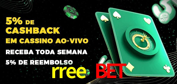 Promoções do cassino ao Vivo rree bet